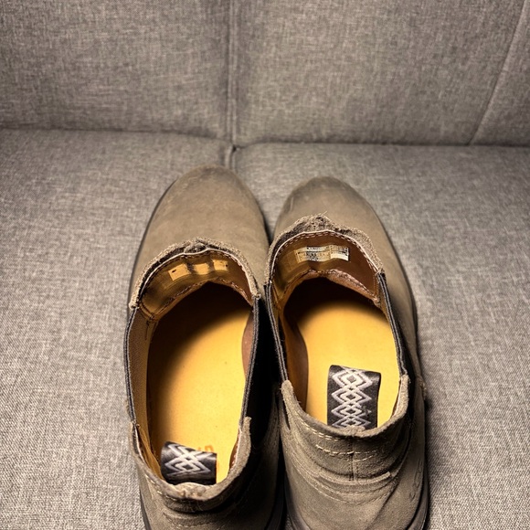 UGG Men’s Olive Green Suede Chelsea Boots - Picture 7 of 7